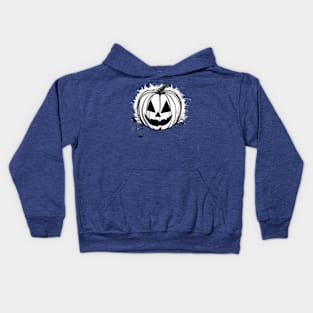 The smiling pumpkin Kids Hoodie